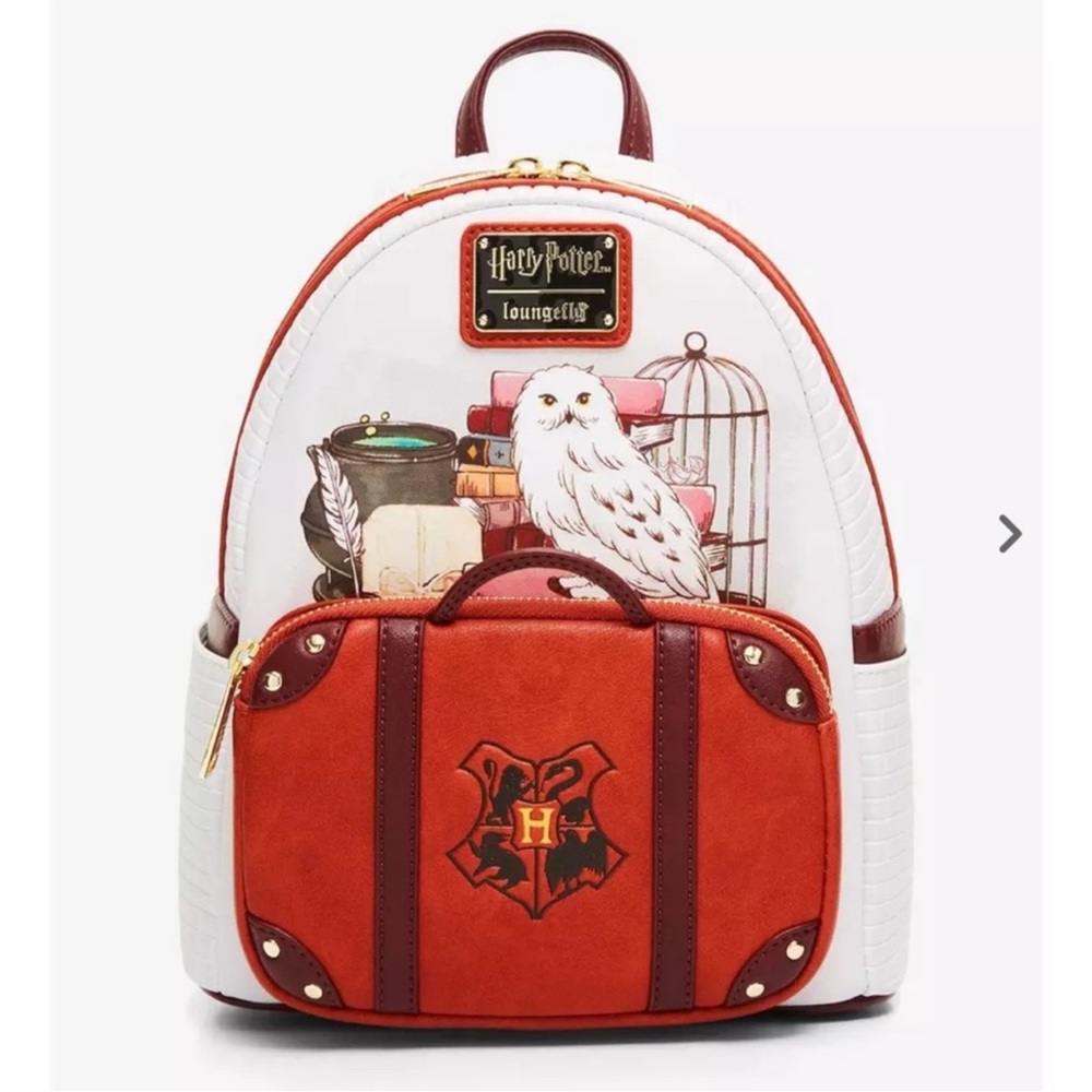 Loungefly Harry Potter Hedwig Suitcase Mini Backpack - BoxLunch Exclusive